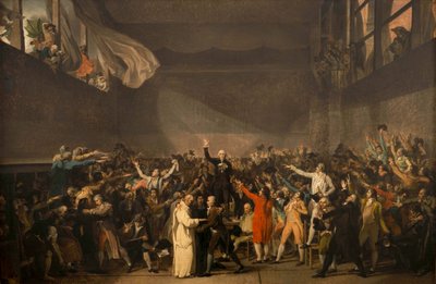The Tennis Court Oath, 20th June 1789 by Jacques Louis David